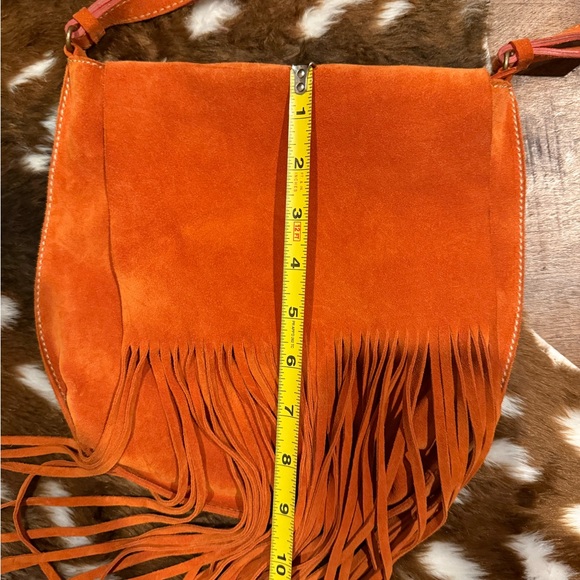 Authentic Vintage Miu Miu Suede Fringe Crossbody - Picture 7 of 8